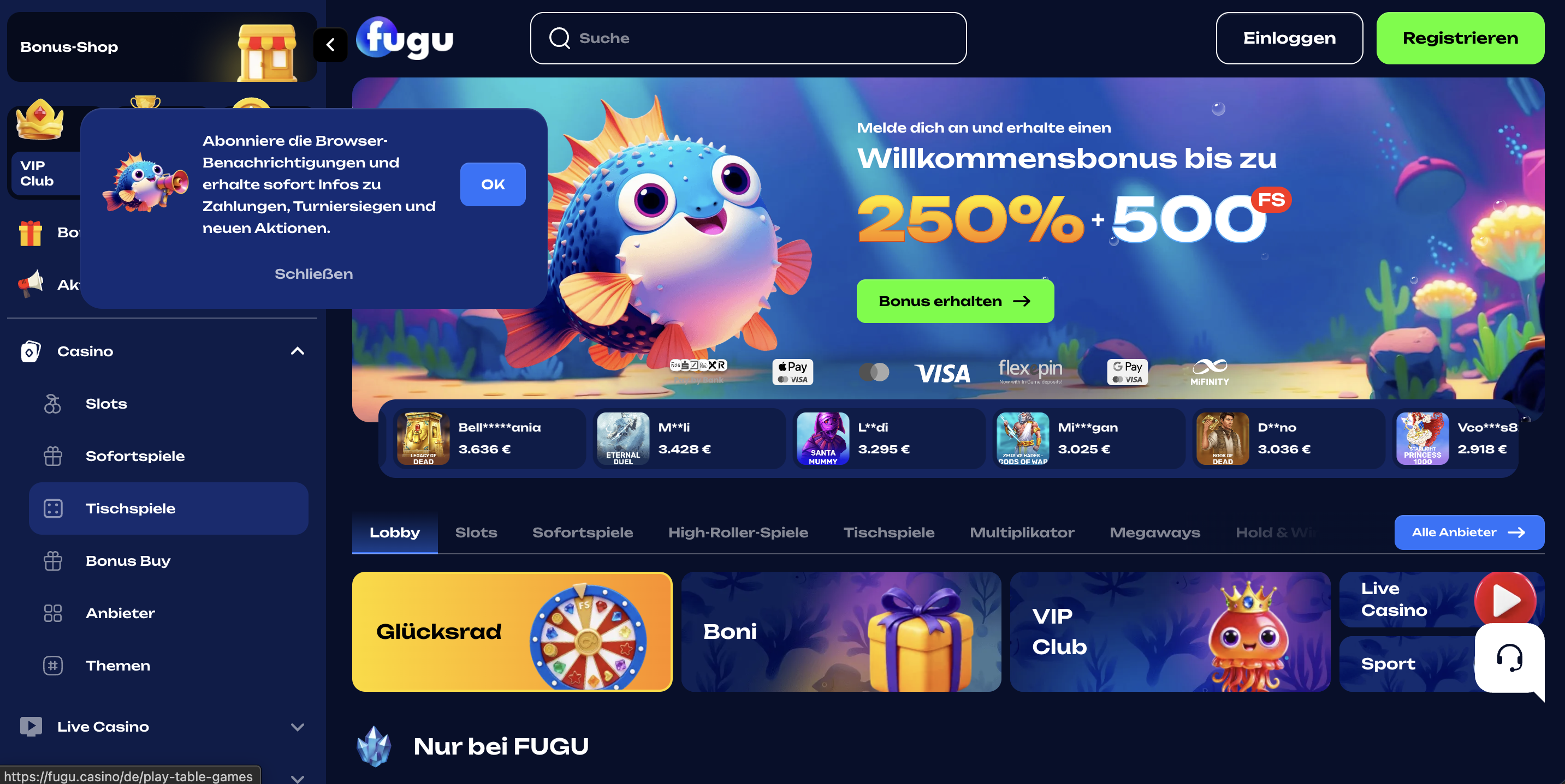 Fugu Casino Logo